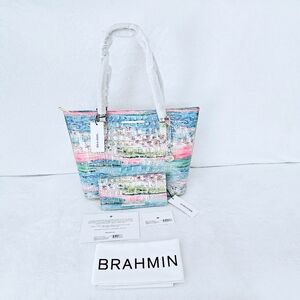 NWT Brahmin STAYCATION Medium Asher w/Ady Wallet